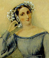 Дарья Фёдоровна Фикельмон.Акварель Т.Ювинс. 1826 г.