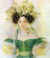 П.Ф. Соколов. Елизавета Ксаверьевна Воронцова.1823 г.